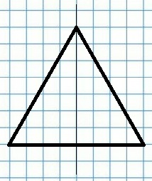 Как нарисовать равносторонний. Начерти равносторонний треугольник. Чертим равносторонний треугольник. Равносторонний треугольник по клеткам. Начертить равносторонний треугольник.